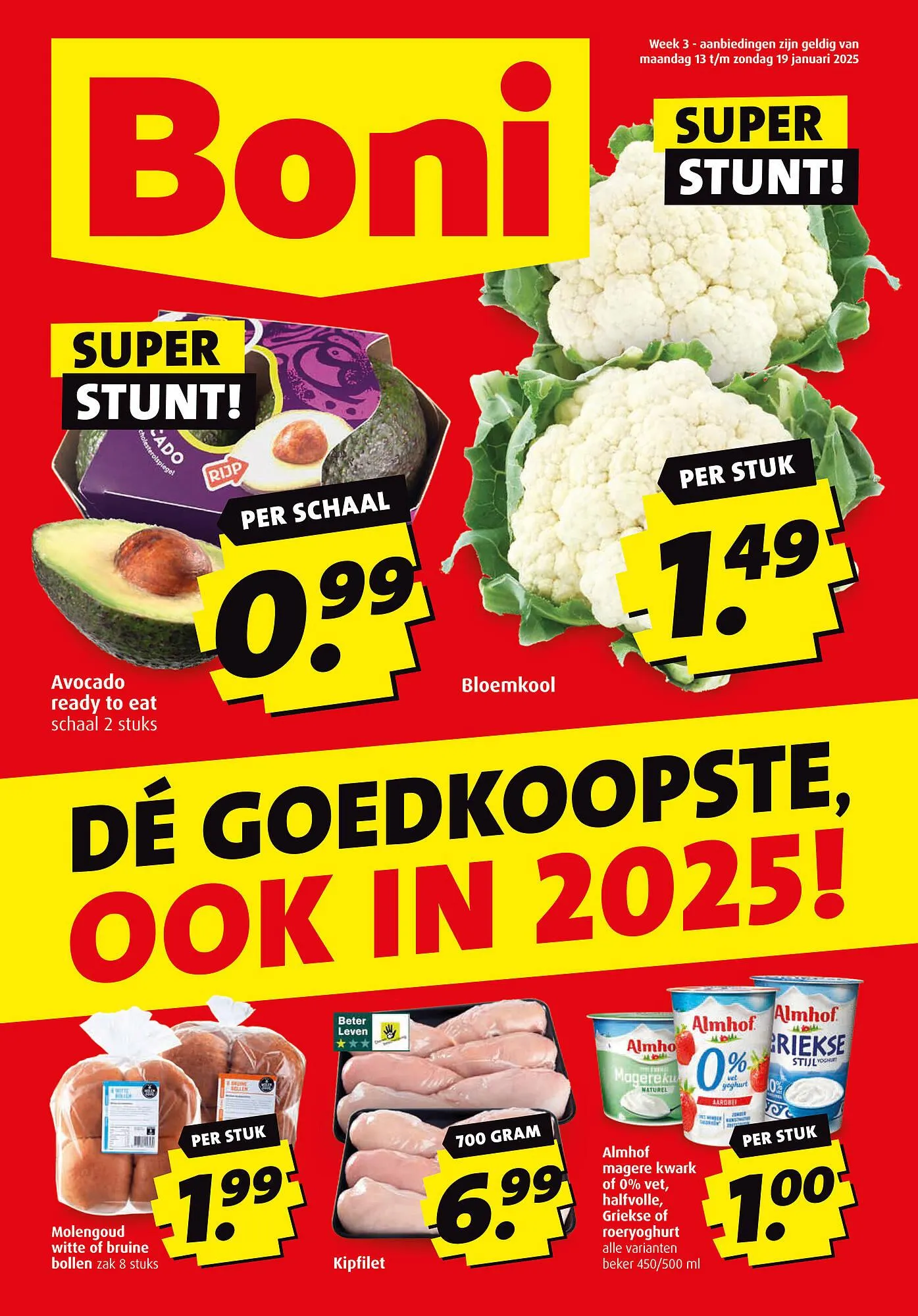 Boni folder van 13 januari tot 19 januari 2025 - Folder pagina 1