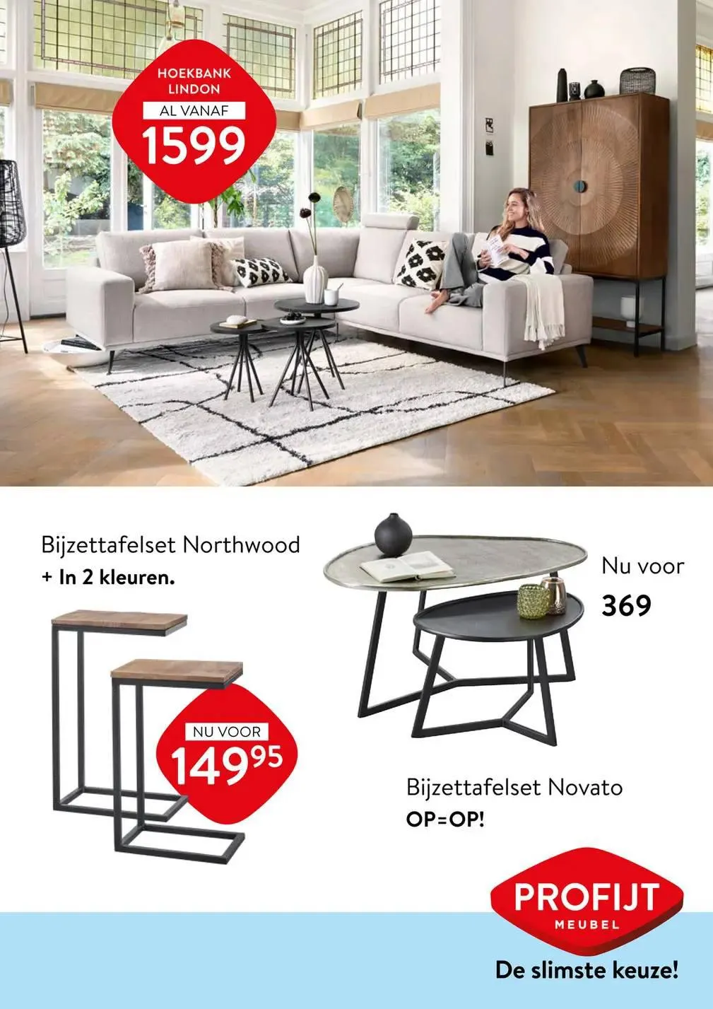 Profijt Meubel Folder van 13 oktober tot 26 november 2023 - Folder pagina 1