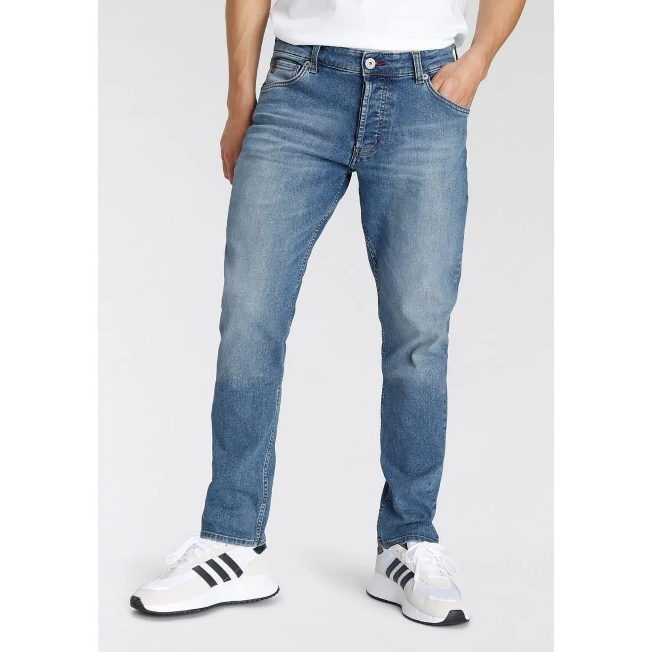 Bruno Banani Comfort fit jeans Floyd rechte pijp, met steekzakken, lage taillehoogte