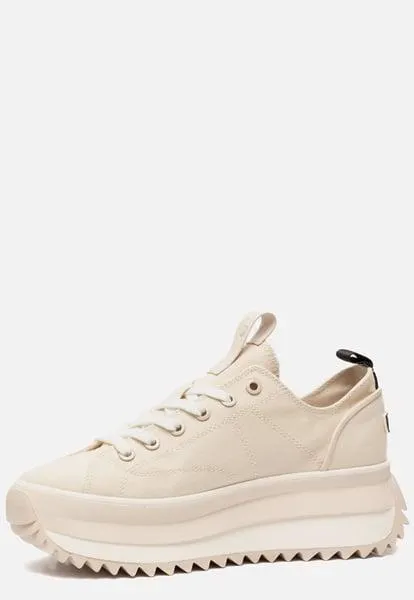 Tamaris Sneakers beige Textiel