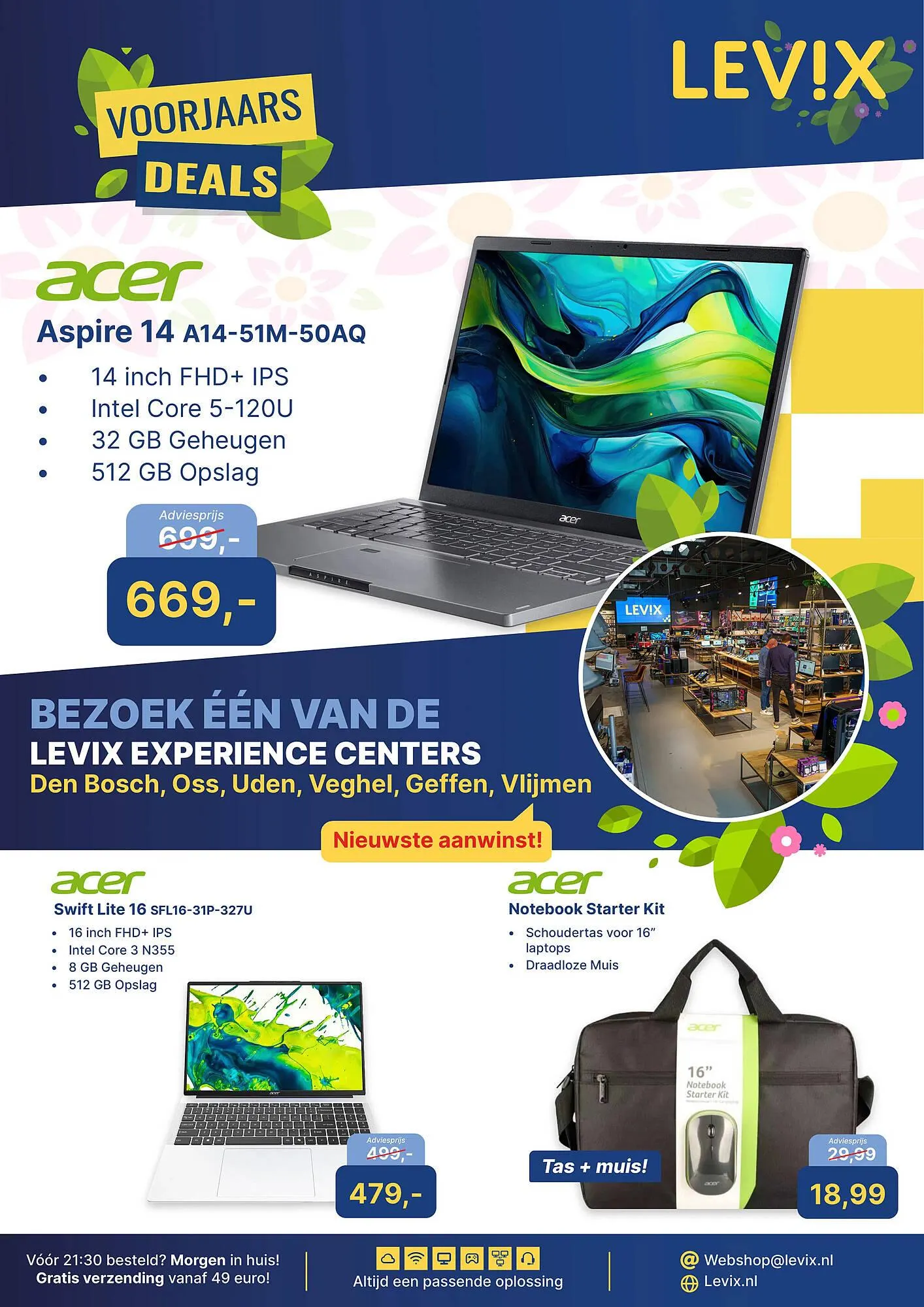 Levix Computershop folder van 19 maart tot 29 maart 2026 - Folder pagina 1