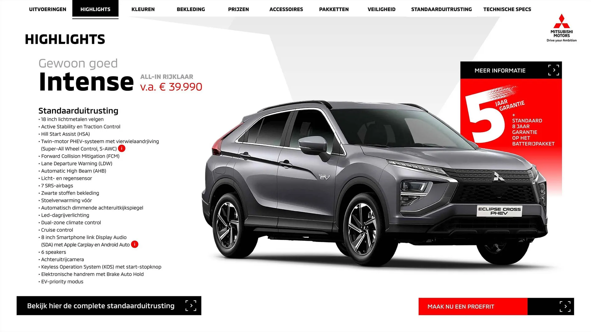 Mitsubishi Eclipse PHEV folder van 8 januari tot 8 januari 2024 - Folder pagina 4