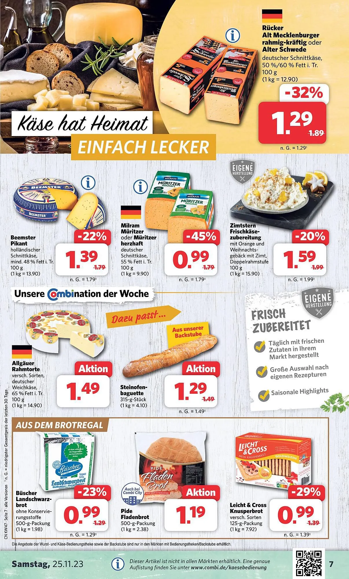 Combi Markt DE folder van 20 november tot 25 november 2023 - Folder pagina 7