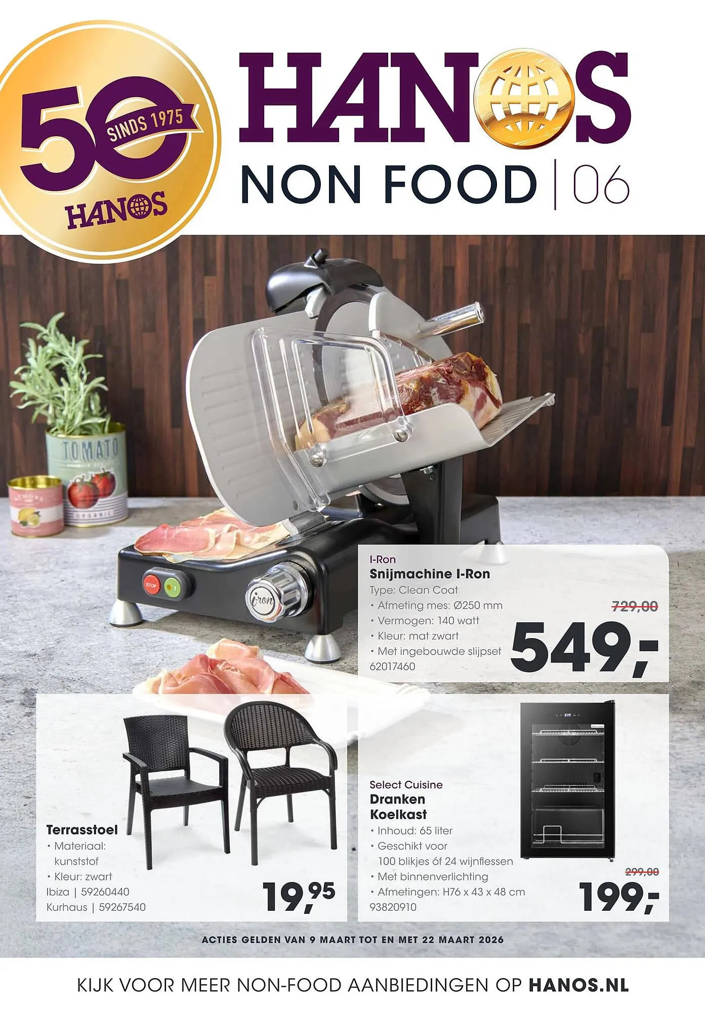 HANOS folder van 9 maart tot 22 maart 2026 - Folder pagina 1