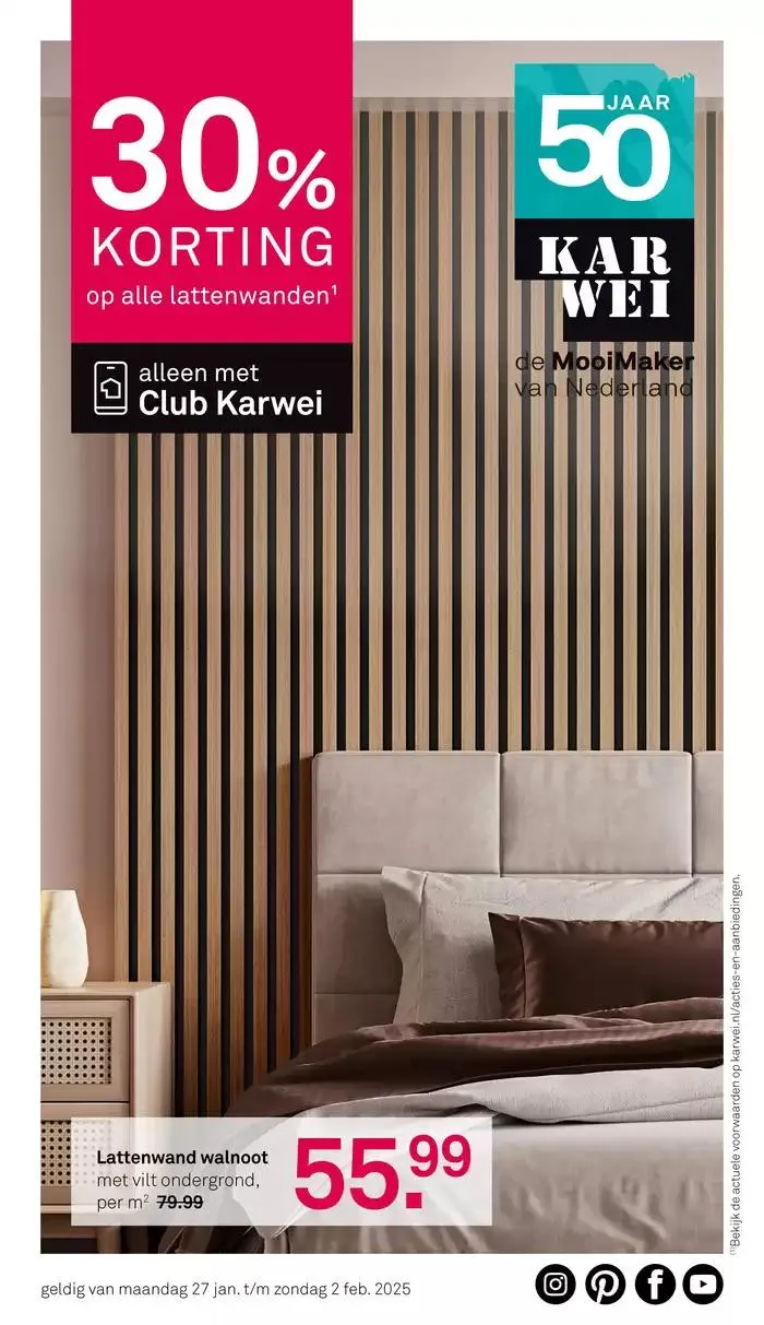 Karwei folder van 27 januari tot 10 februari 2025 - Folder pagina 1