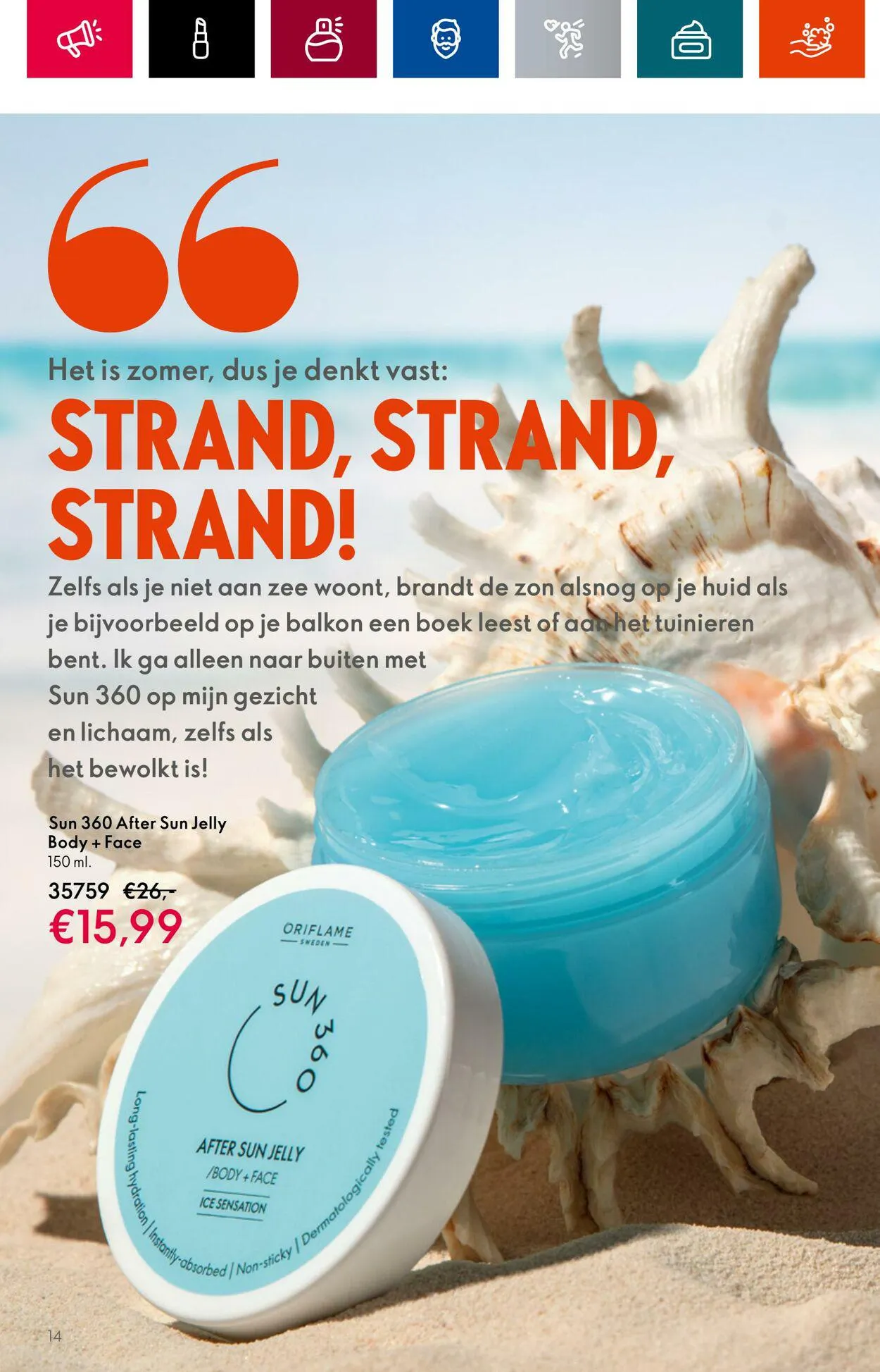 Oriflame Actuele folder van 28 juni tot 18 juli 2023 - Folder pagina 14