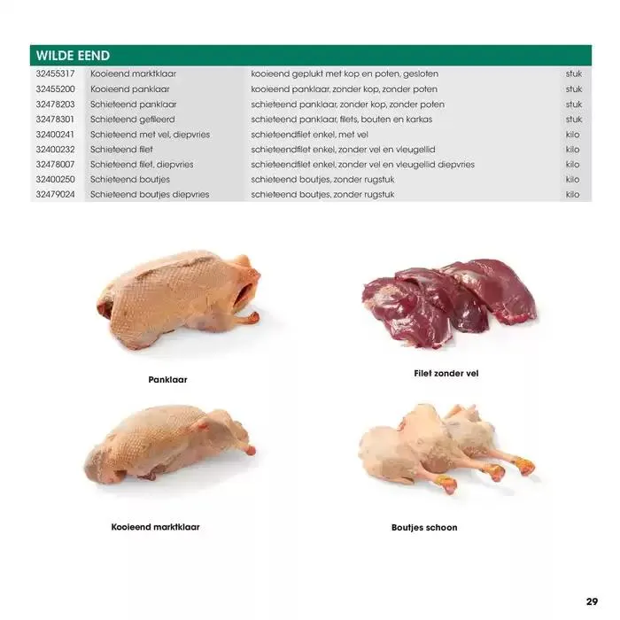 Wildbrochure 2024/2025 van 25 september tot 25 september 2025 - Folder pagina 29