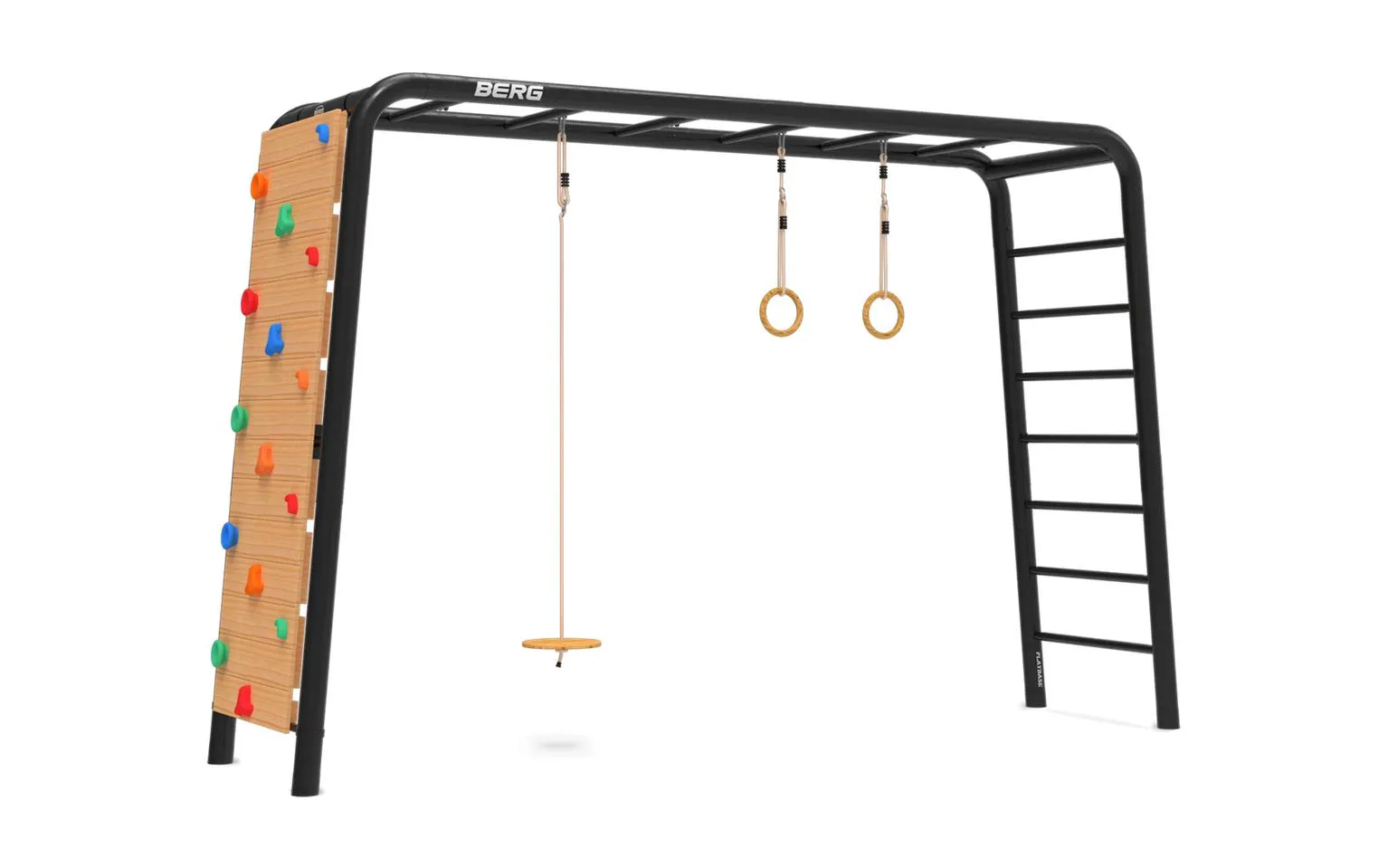 BERG PlayBase Large TL (Disc swing+Rings+Climbing wall)
