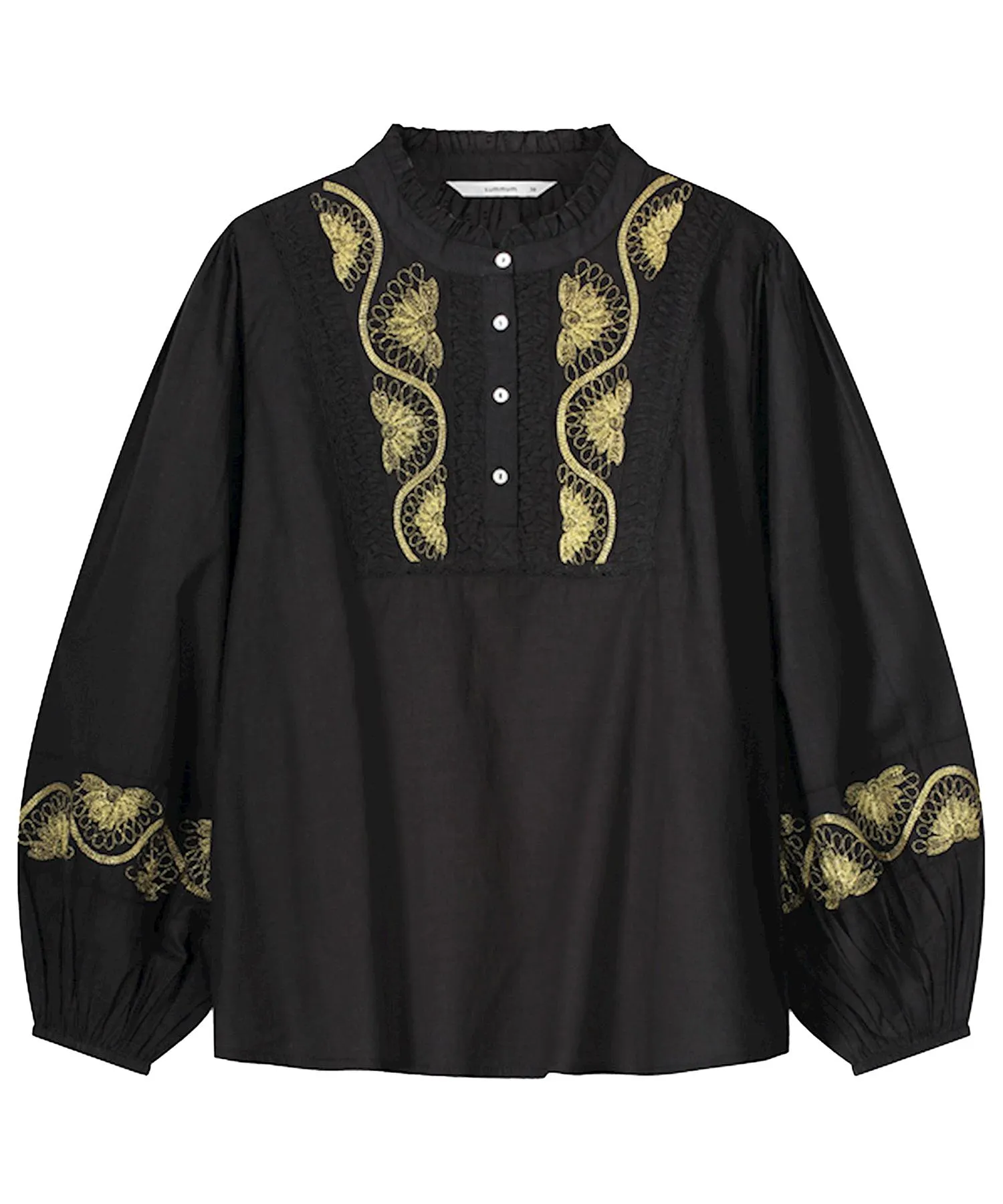 Summum blouse lurex embroidery