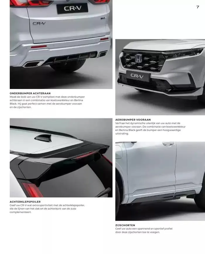 CR-V Accessories van 19 november tot 30 juni 2025 - Folder pagina 7