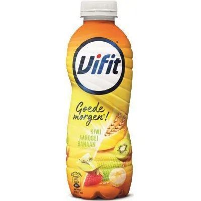 Vifit Goedemorgen fruit aardbei kiwi banaan
