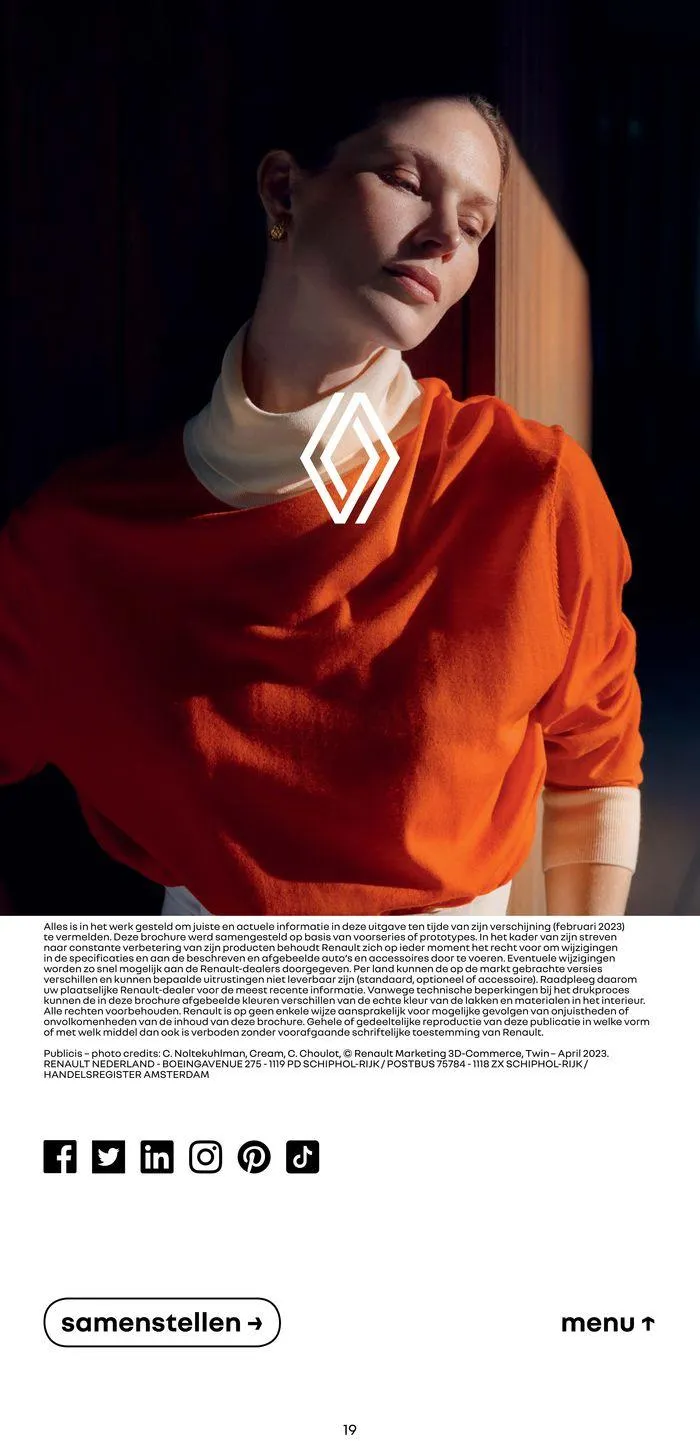 Renault Zoe E-Tech 100% Electric van 17 november tot 17 november 2024 - Folder pagina 19