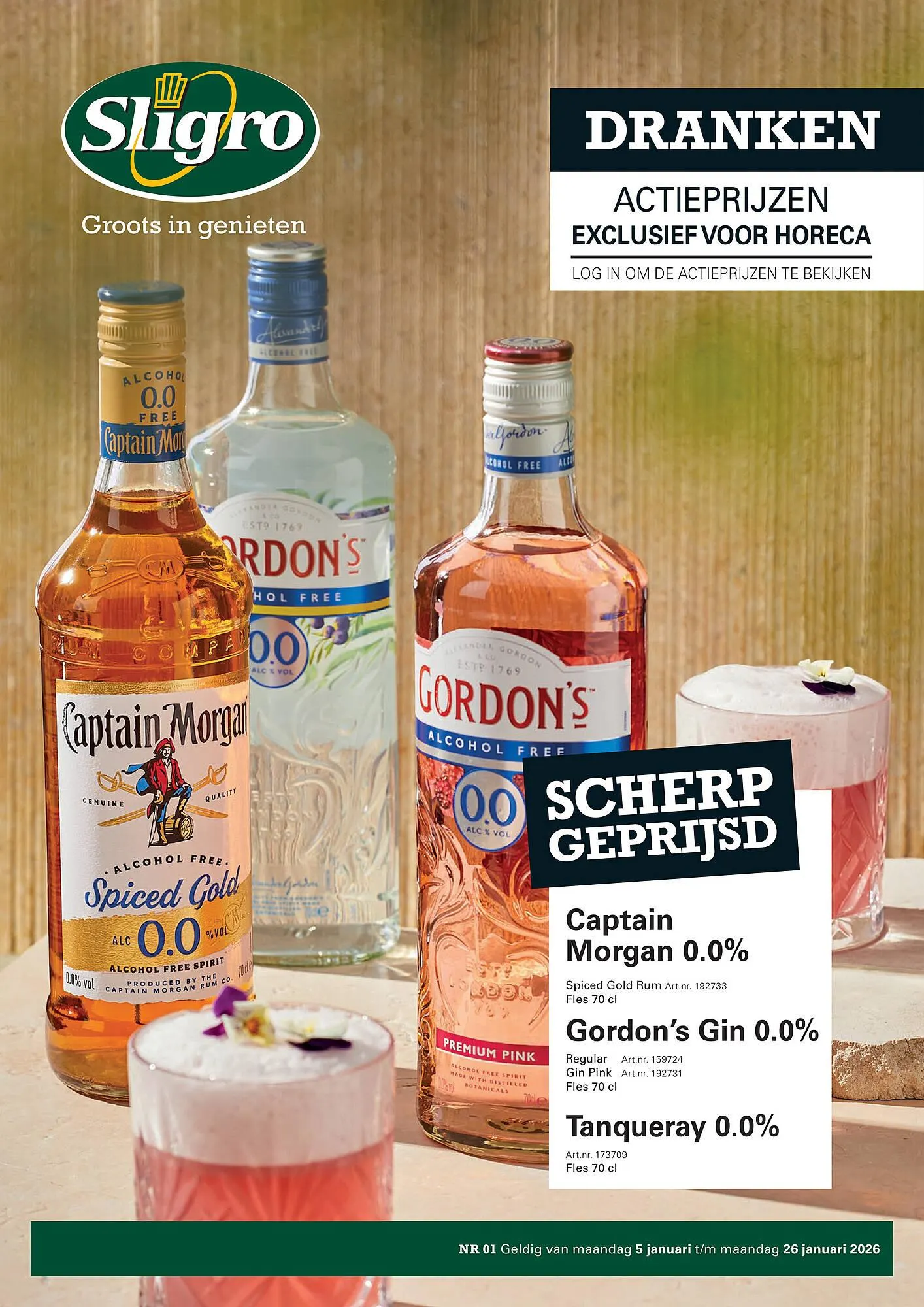 Sligro folder van 5 januari tot 26 januari 2026 - Folder pagina 1