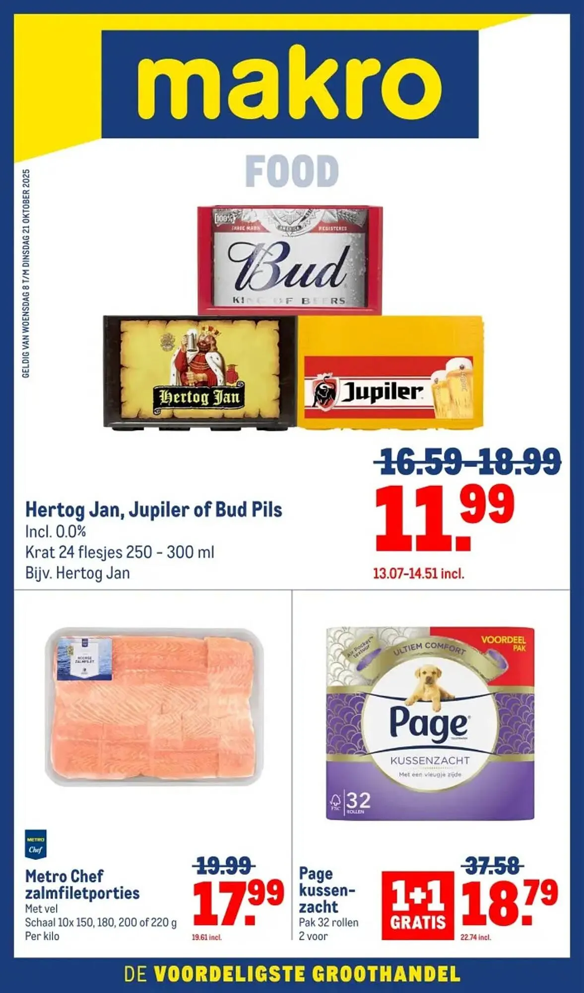 Makro folder van 8 oktober tot 21 oktober 2025 - Folder pagina 1