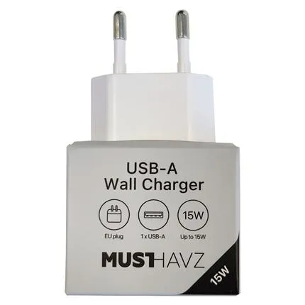 Musthavz thuislader USB-A Wit