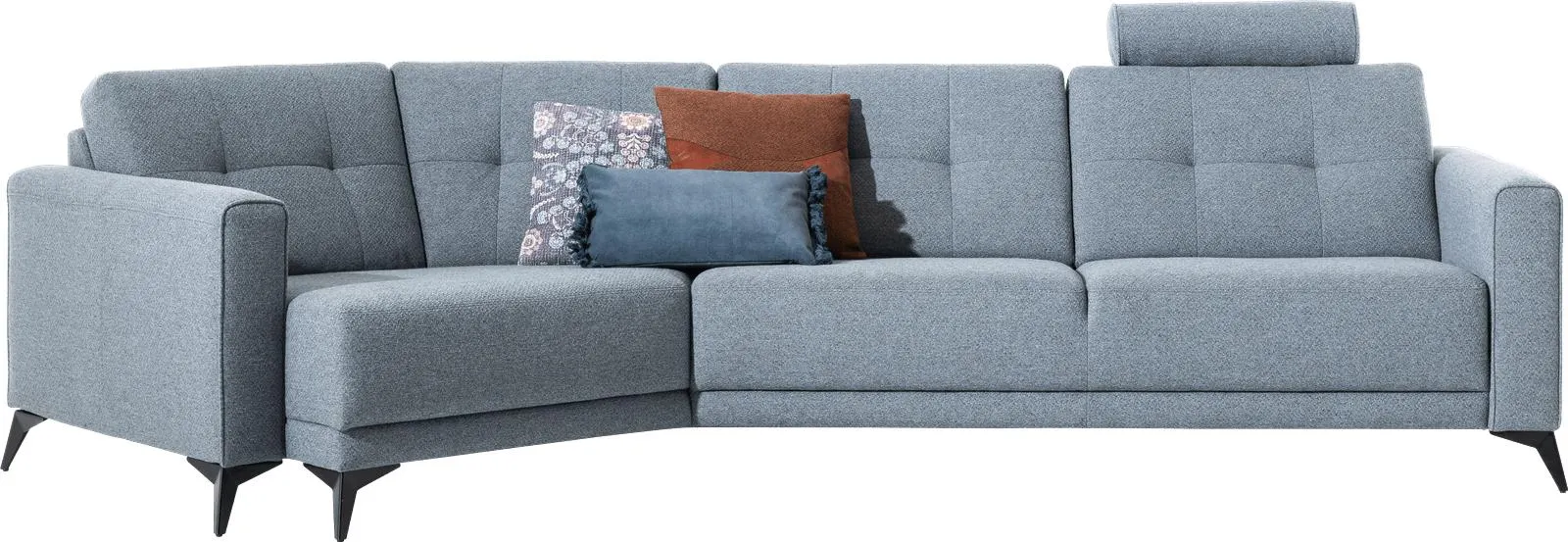 Lounge end links - 3 zits arm rechts