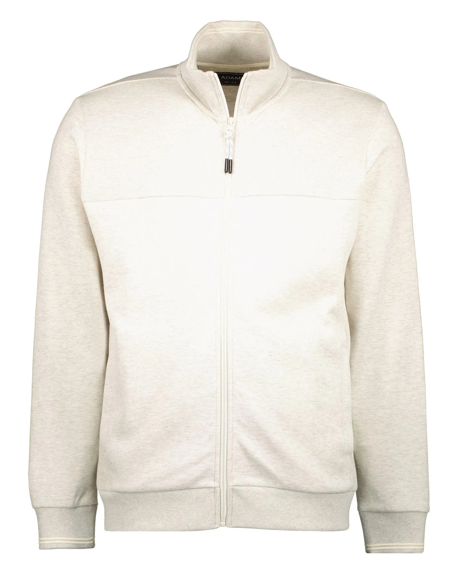 Vest met Rits Lichtgrijs