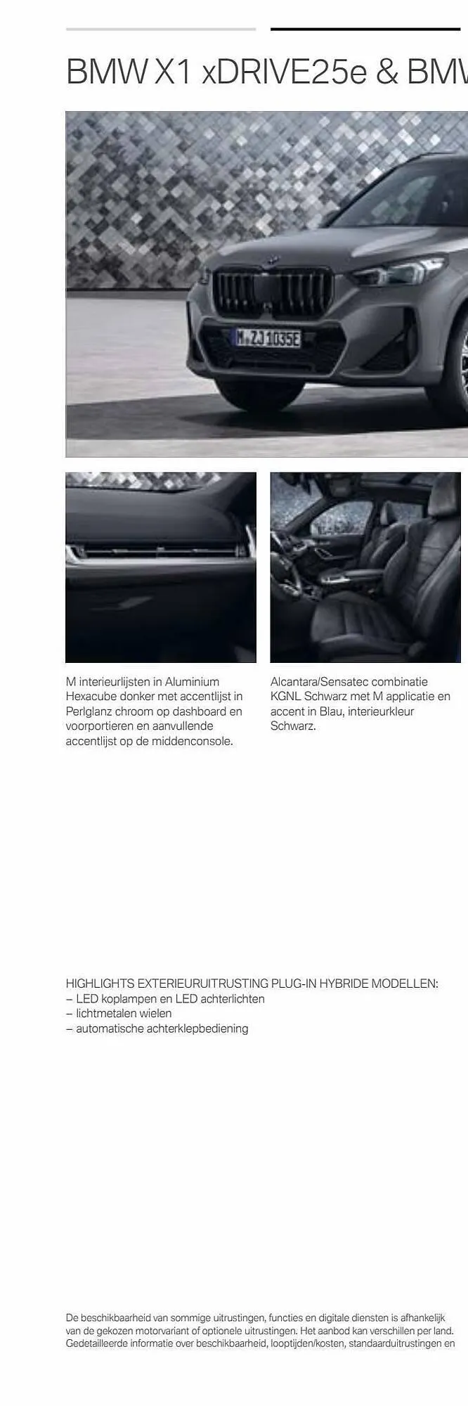 BMW folder - iX1 & X1 van 31 december tot 31 december 2023 - Folder pagina 72