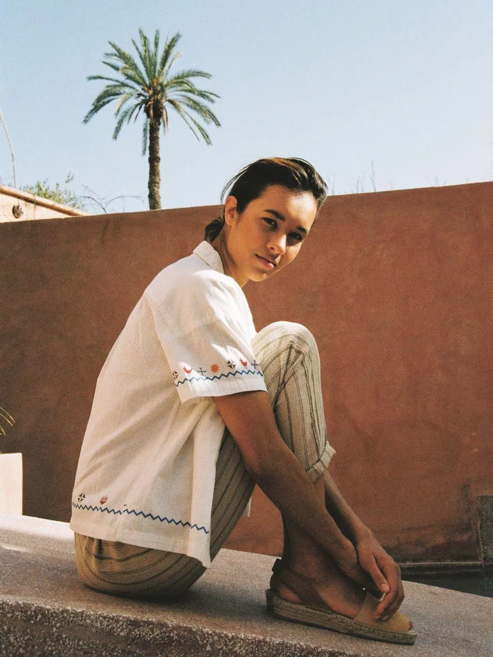 GEOMETRIC MOTIF SHIRT