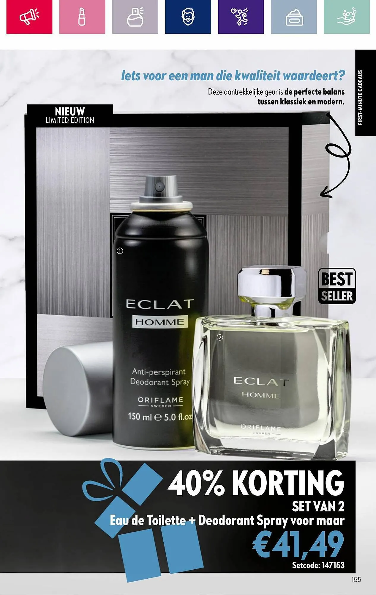 Oriflame folder van 25 oktober tot 7 november 2023 - Folder pagina 155