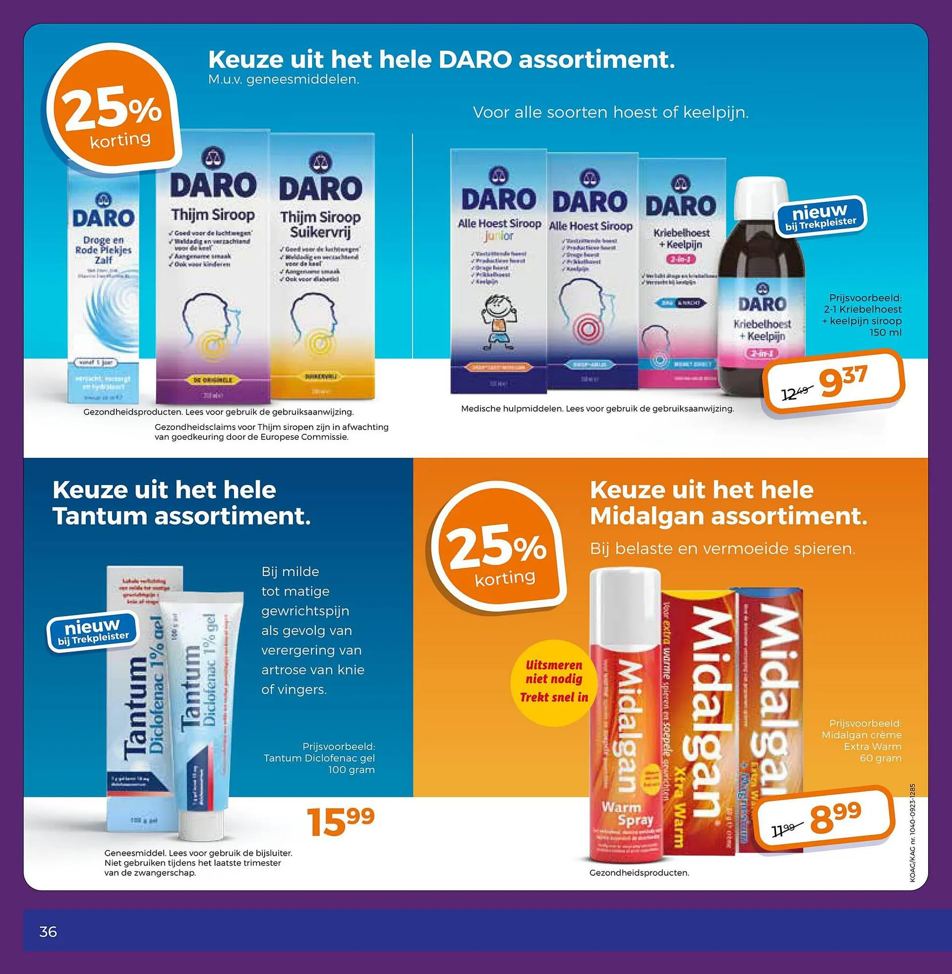 Trekpleister folder van 14 november tot 26 november 2023 - Folder pagina 36