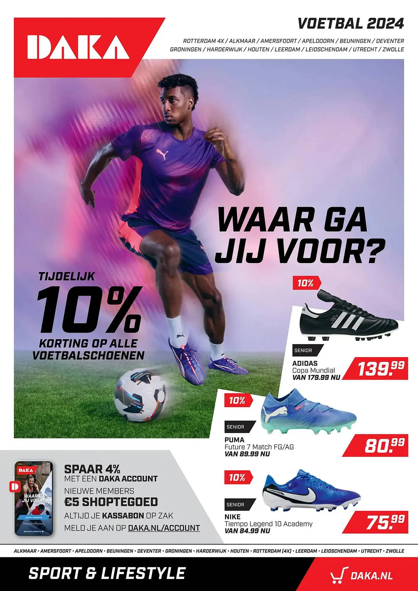 Daka Sport folder van 26 juli tot 30 augustus 2024 - Folder pagina 1