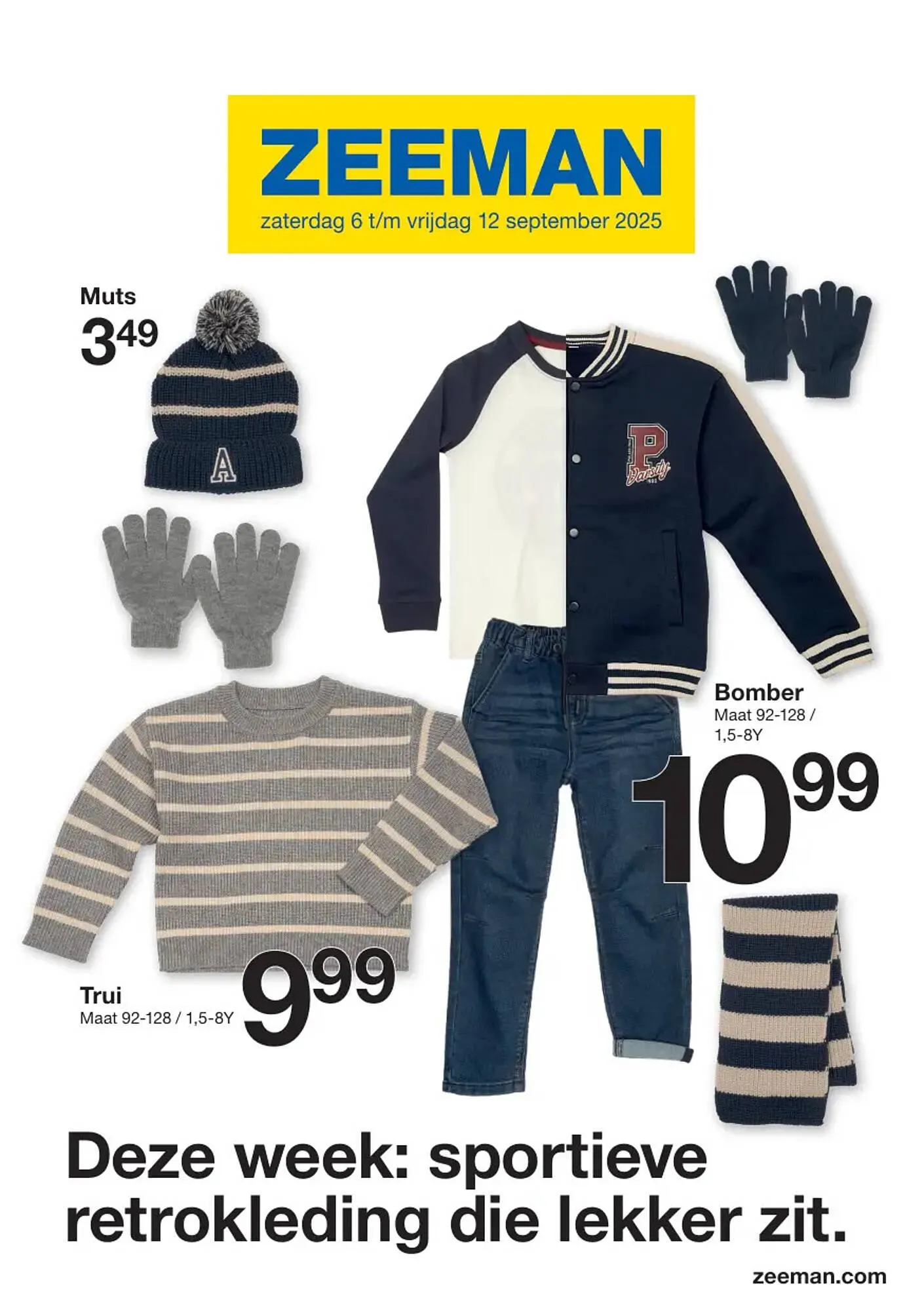 Zeeman folder van 6 september tot 12 september 2025 - Folder pagina 1
