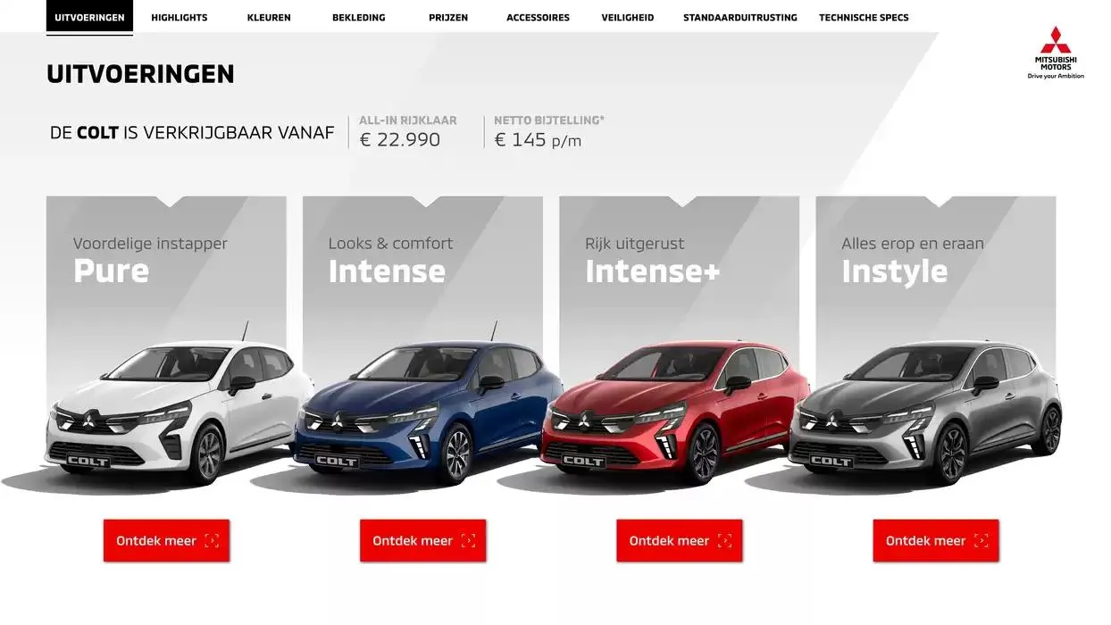 Mitsubishi Colt van 24 december tot 24 december 2025 - Folder pagina 3