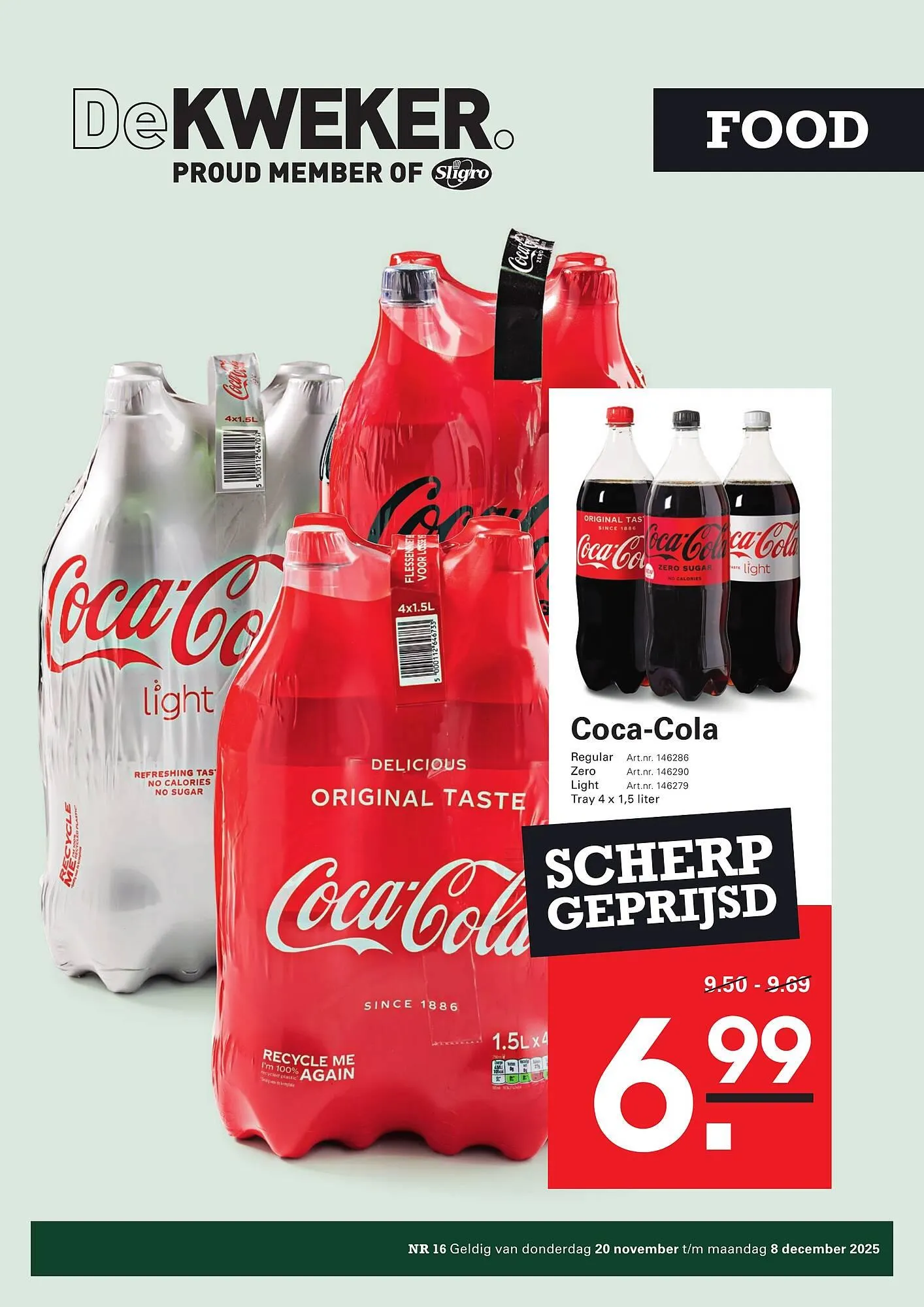 De Kweker folder van 20 november tot 8 december 2025 - Folder pagina 1