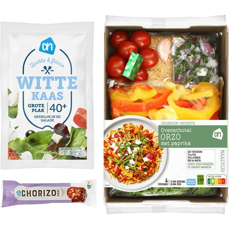 AH Gesneden verspakket ovenschotel orzo