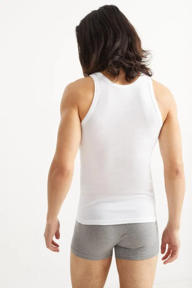 Multipack of 5 - vest - skinny rib