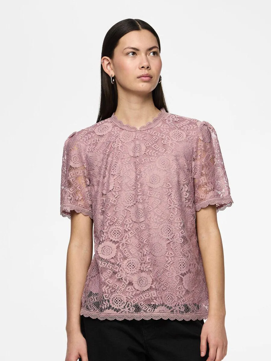 PCOLLINE TOP MET KORTE MOUWEN