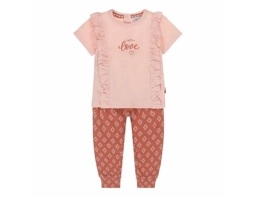 Set 2-delig Dirkje DICDE22 Shirt + Broek With Love Pink