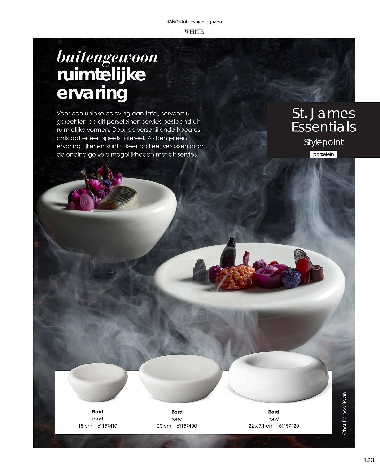 HANOS Tableware Magazine 2023-2024 van 1 januari tot 30 april 2024 - Folder pagina 123