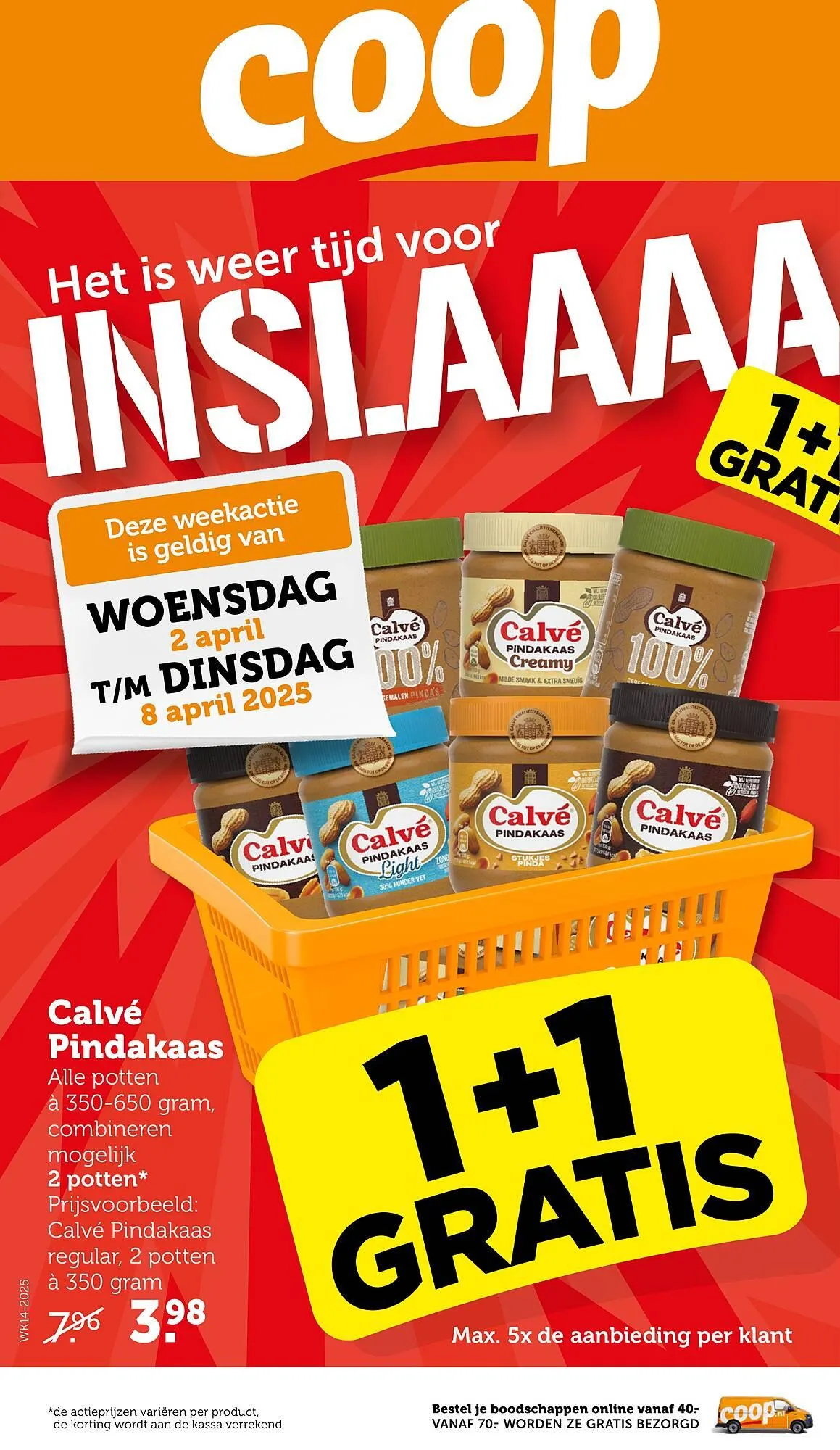 Coop folder van 2 april tot 8 april 2025 - Folder pagina 1