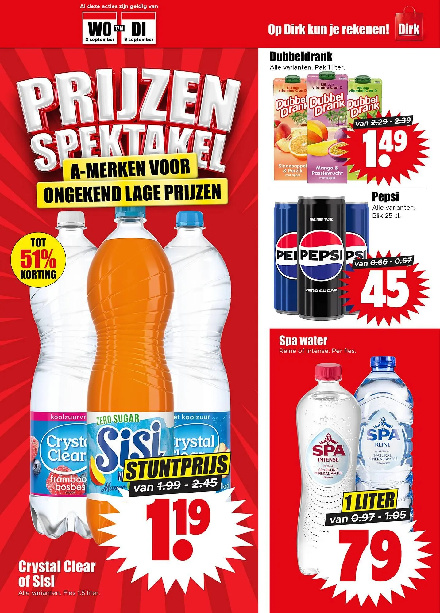 Dirk folder van 3 september tot 9 september 2025 - Folder pagina 19