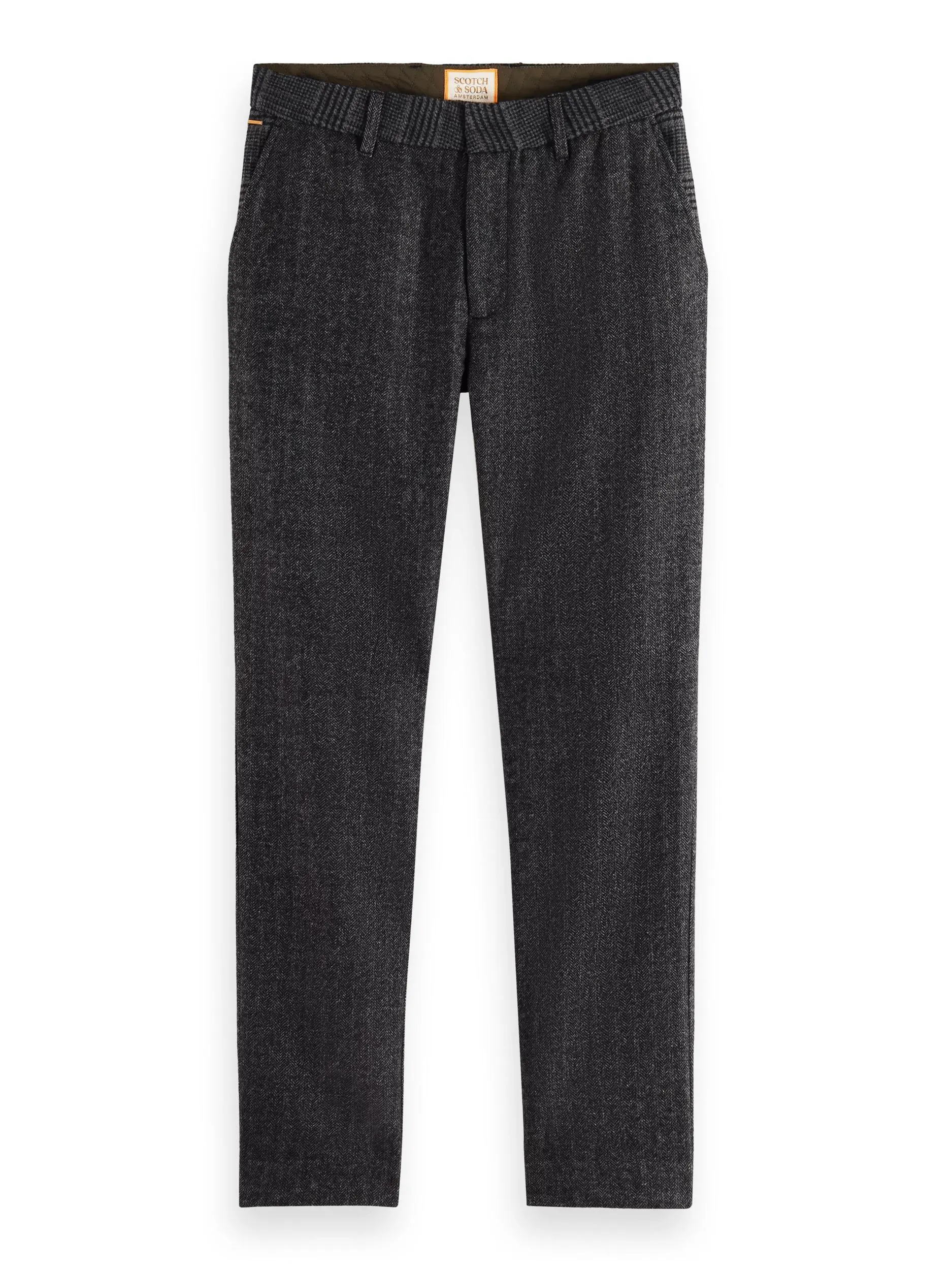 Stuart- wool-blend yarn-dyed chino