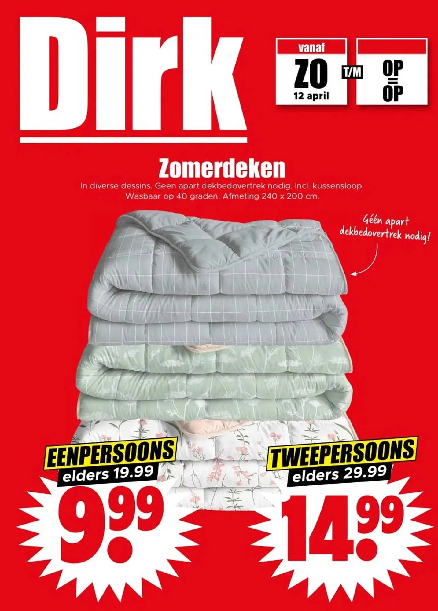 Dirk folder van 12 april tot 18 april 2026 - Folder pagina 1