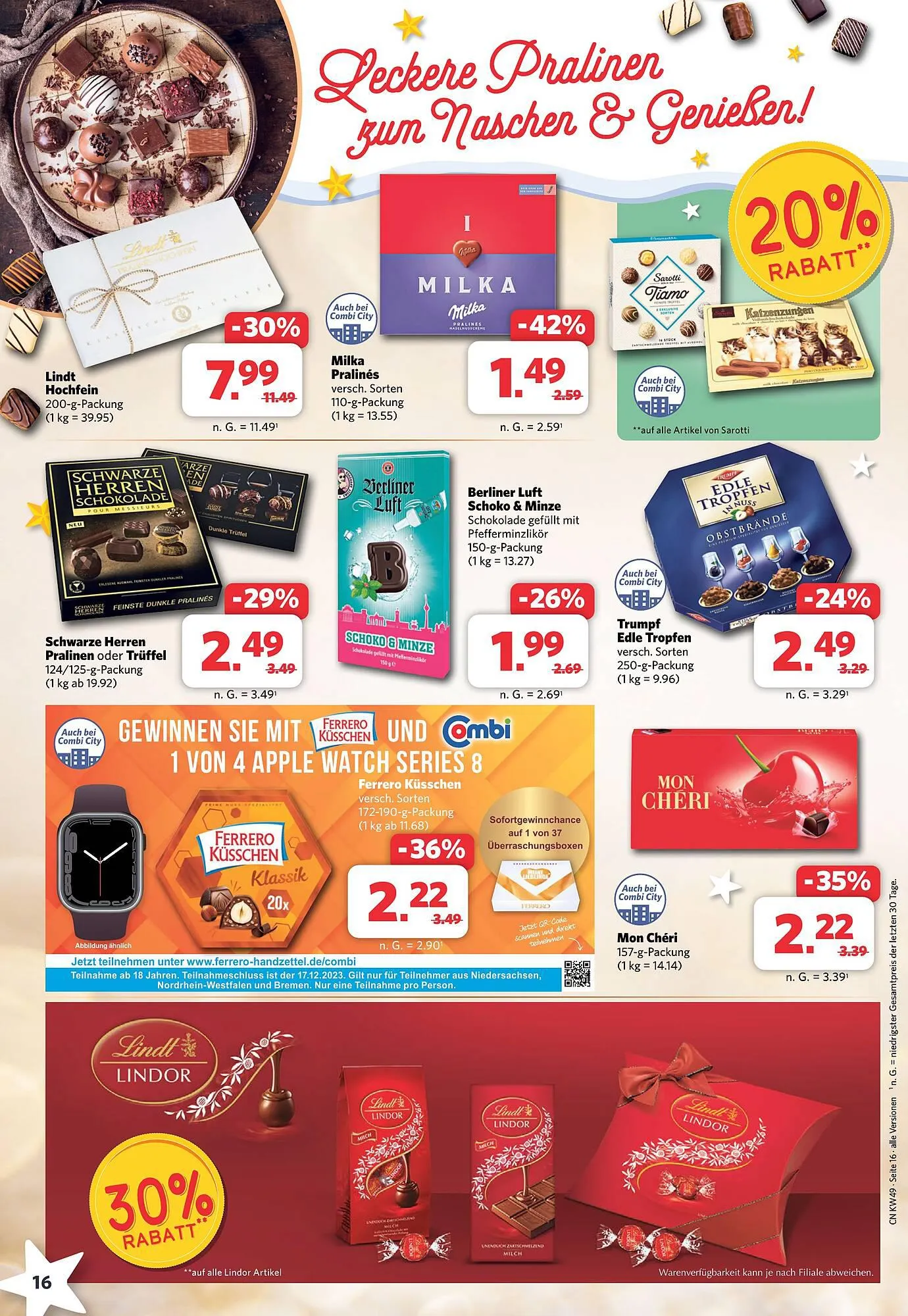 Combi Markt DE folder van 4 december tot 9 december 2023 - Folder pagina 16