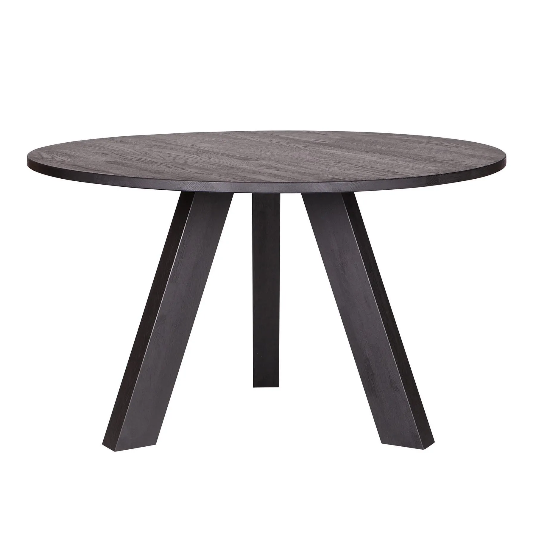 WOOOD Rhonda Eettafel - Ø 130 cm - Zwart