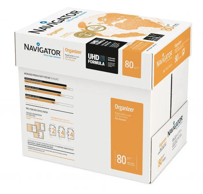 Navigator Organizer Papier A4 80 g/m² 4-gaats Wit