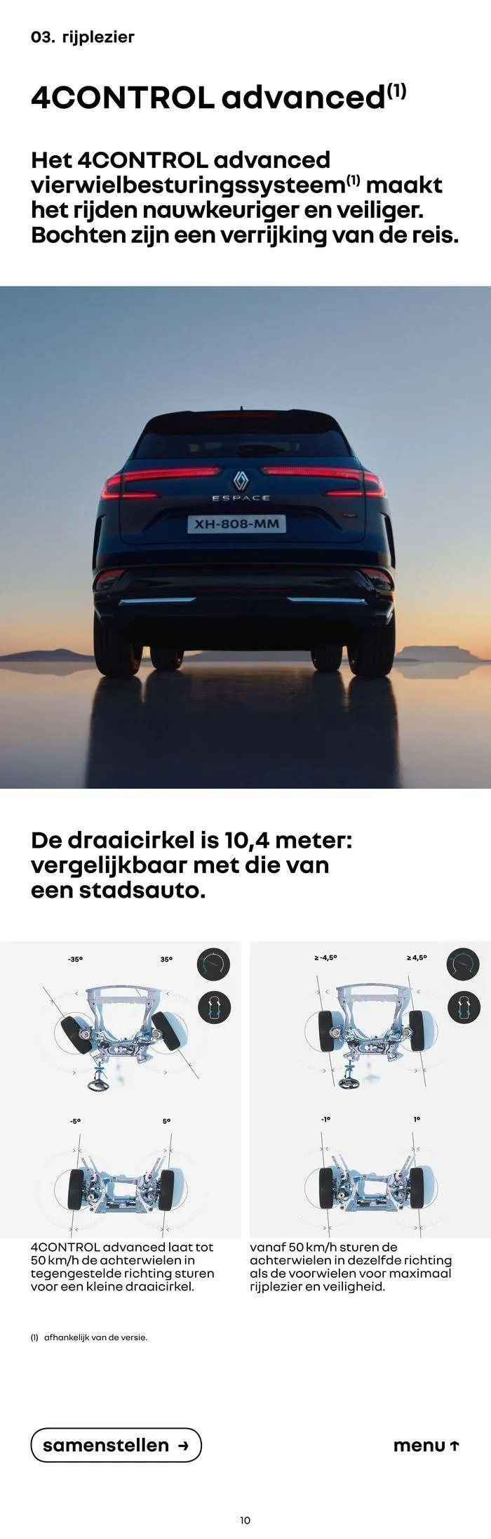 Renault Nieuwe Espace E-Tech Full Hybrid van 17 november tot 17 november 2024 - Folder pagina 10