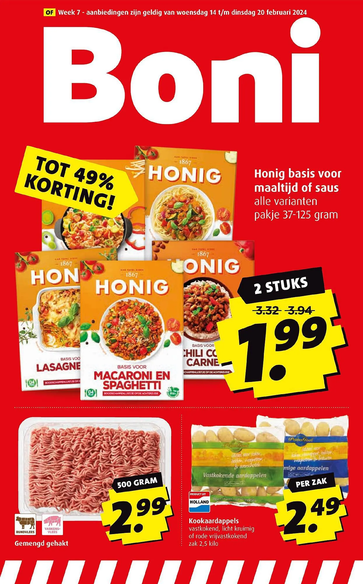 Boni folder van 14 februari tot 20 februari 2024 - Folder pagina 1