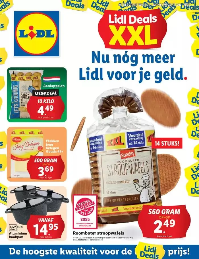 Lidl folder van 2 januari tot 15 januari 2025 - Folder pagina 1