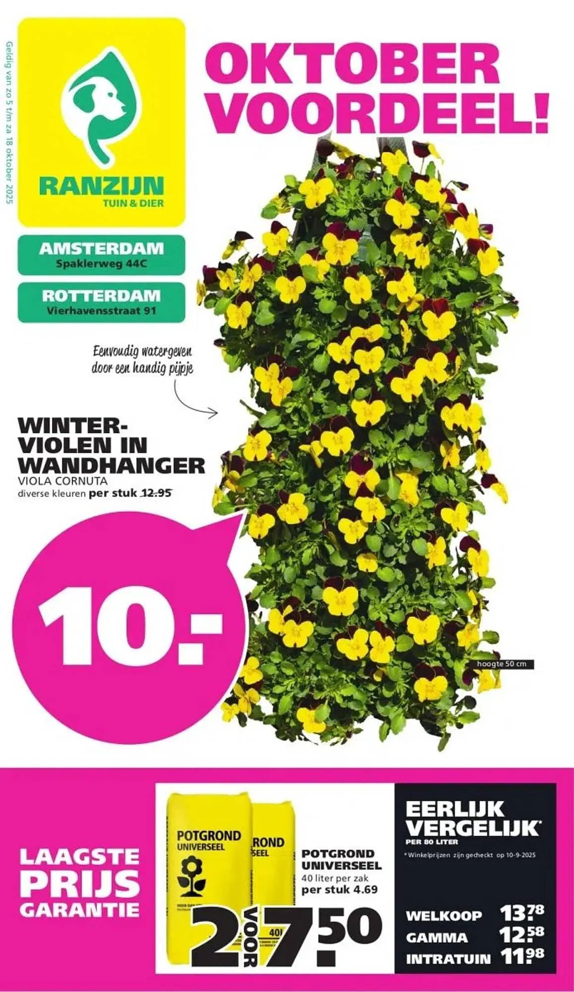 Ranzijn folder van 5 oktober tot 18 oktober 2025 - Folder pagina 1
