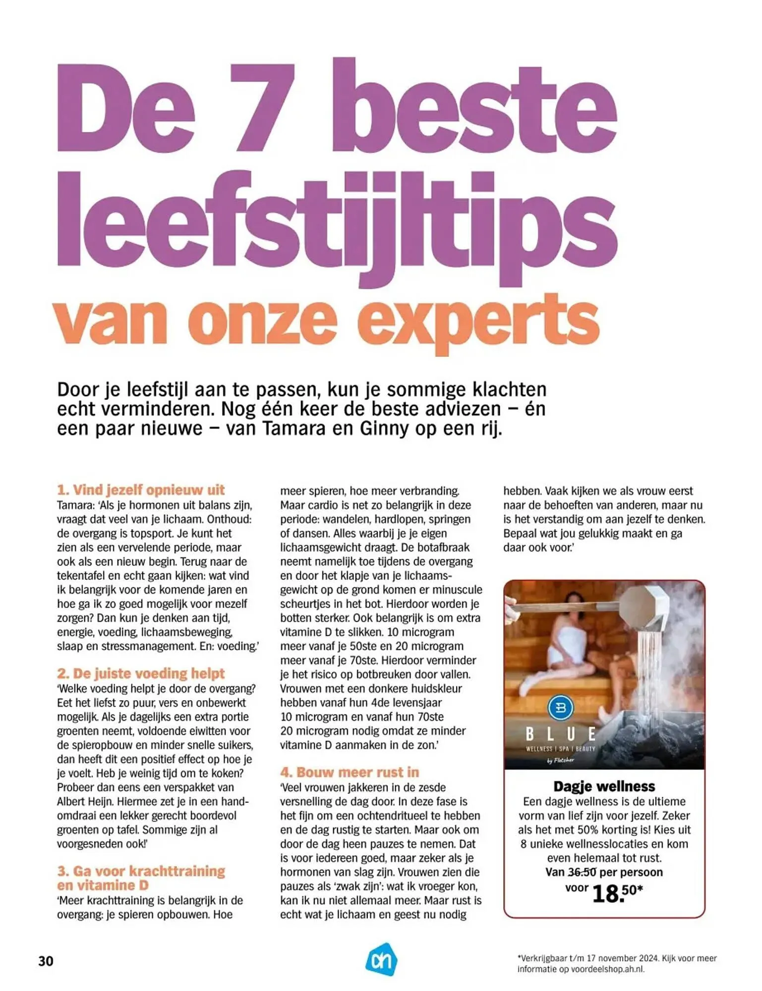 Albert Heijn magazine van 28 oktober tot 2 februari 2025 - Folder pagina 30