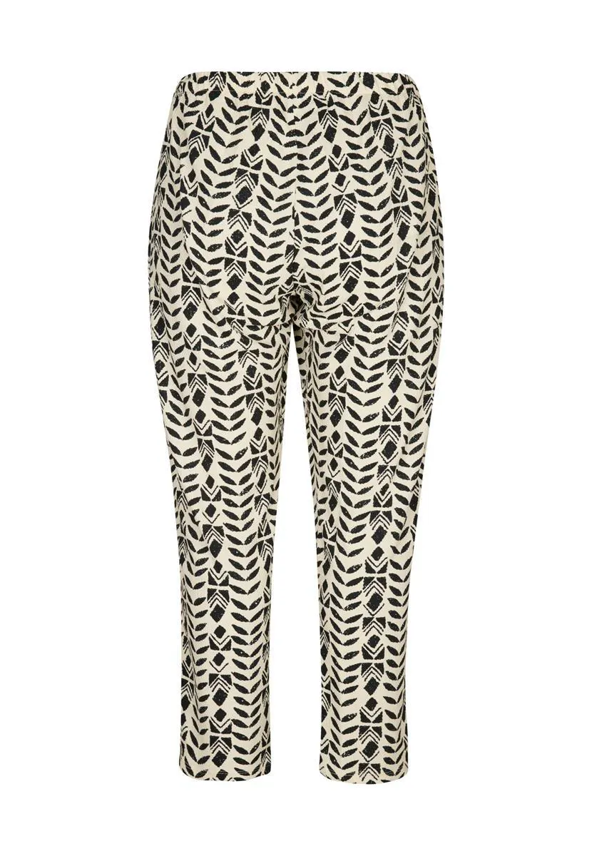 Jogger print zwart