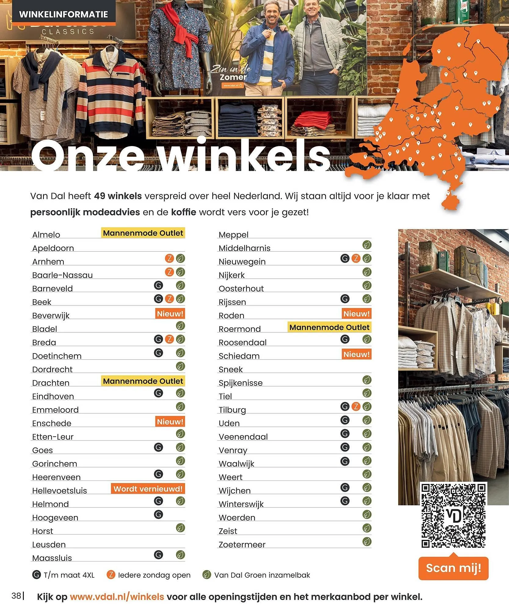 Van Dal Mannenmode folder van 16 maart tot 1 juni 2025 - Folder pagina 38