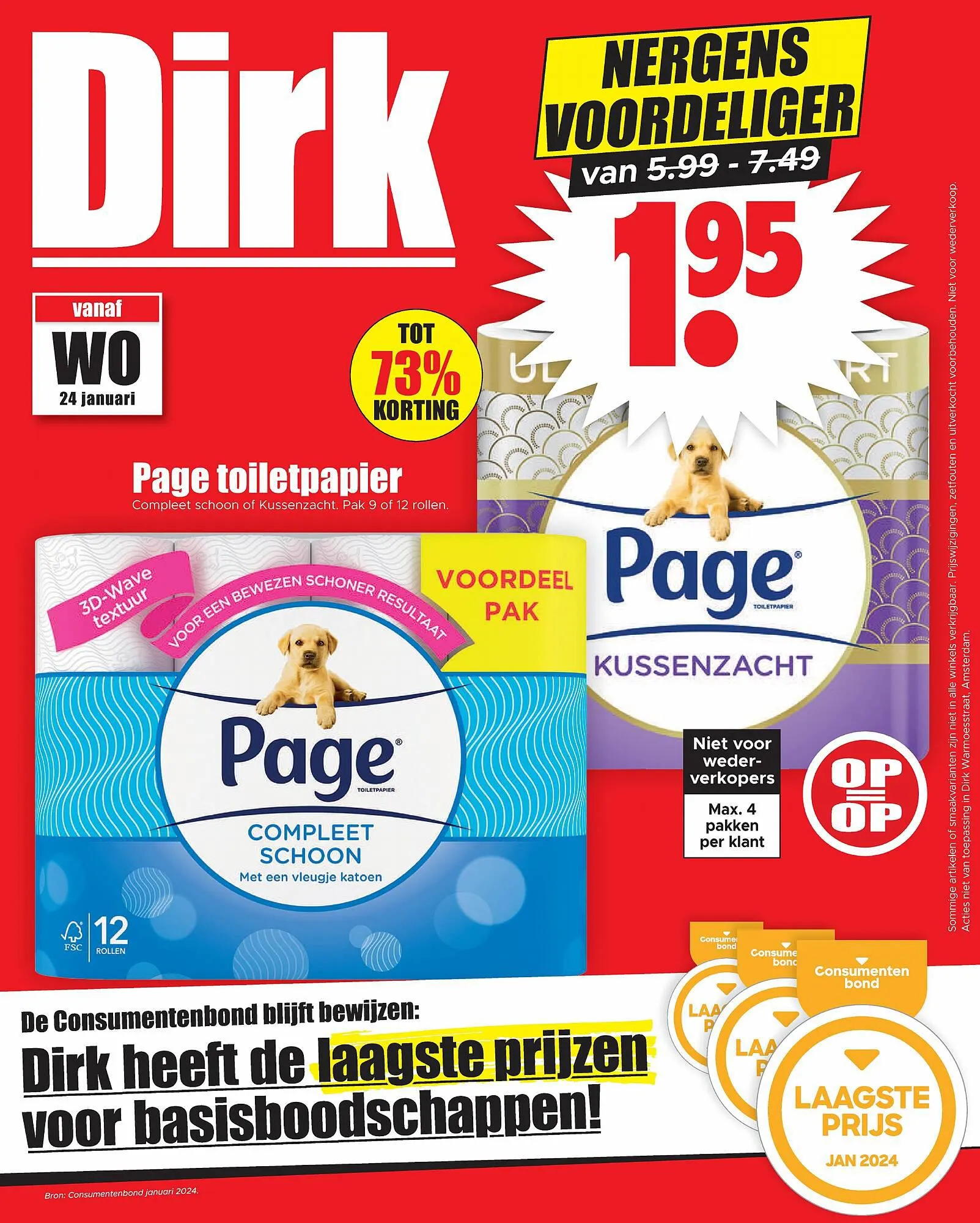 Dirk folder week 4 van 24 januari tot 30 januari 2024 - Folder pagina 1