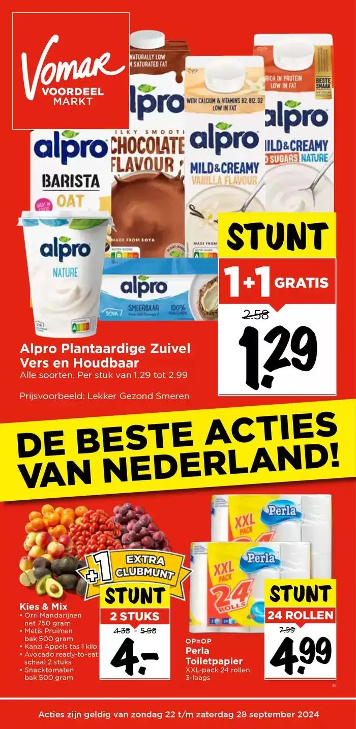 De beste aanbiedingen van Nederland van 25 september tot 9 oktober 2024 - Folder pagina 1